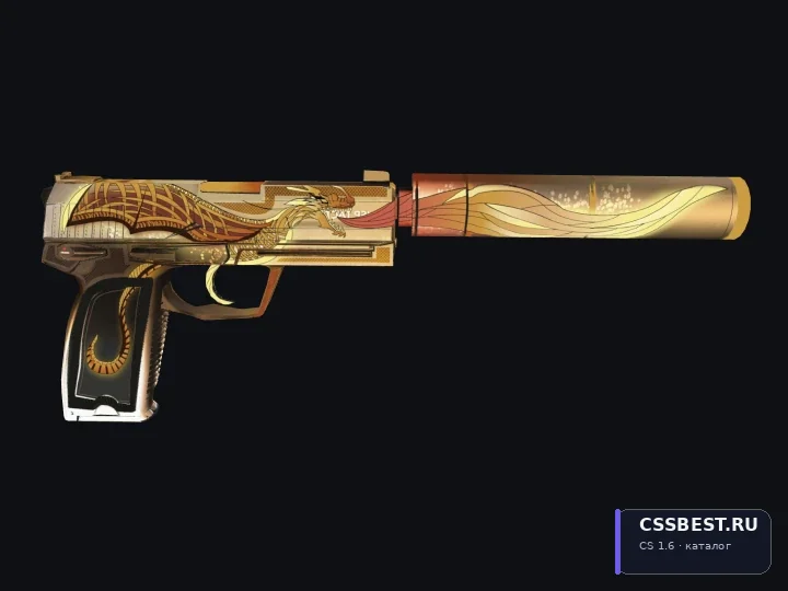 USP Dragon Lore Bloodhound Gloves Bronzed